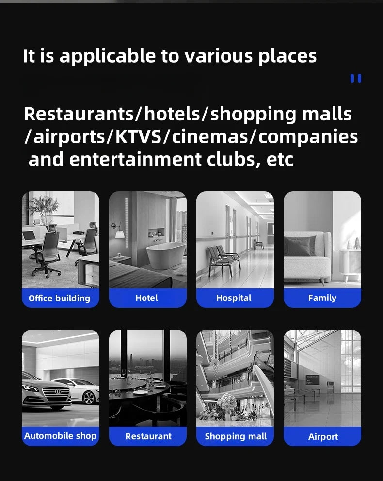 GMDQ Mini Fully Automatic Induction Hand Dryer 1600W Automatic High-speed Warm Air Hand Dryer