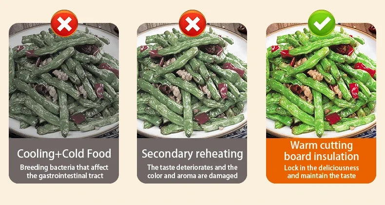 Electric Warming Tray Food Warmer Plate Foldable Portable Smart Food Fast Heating Mat Electric Warming Tray Food Warming Board