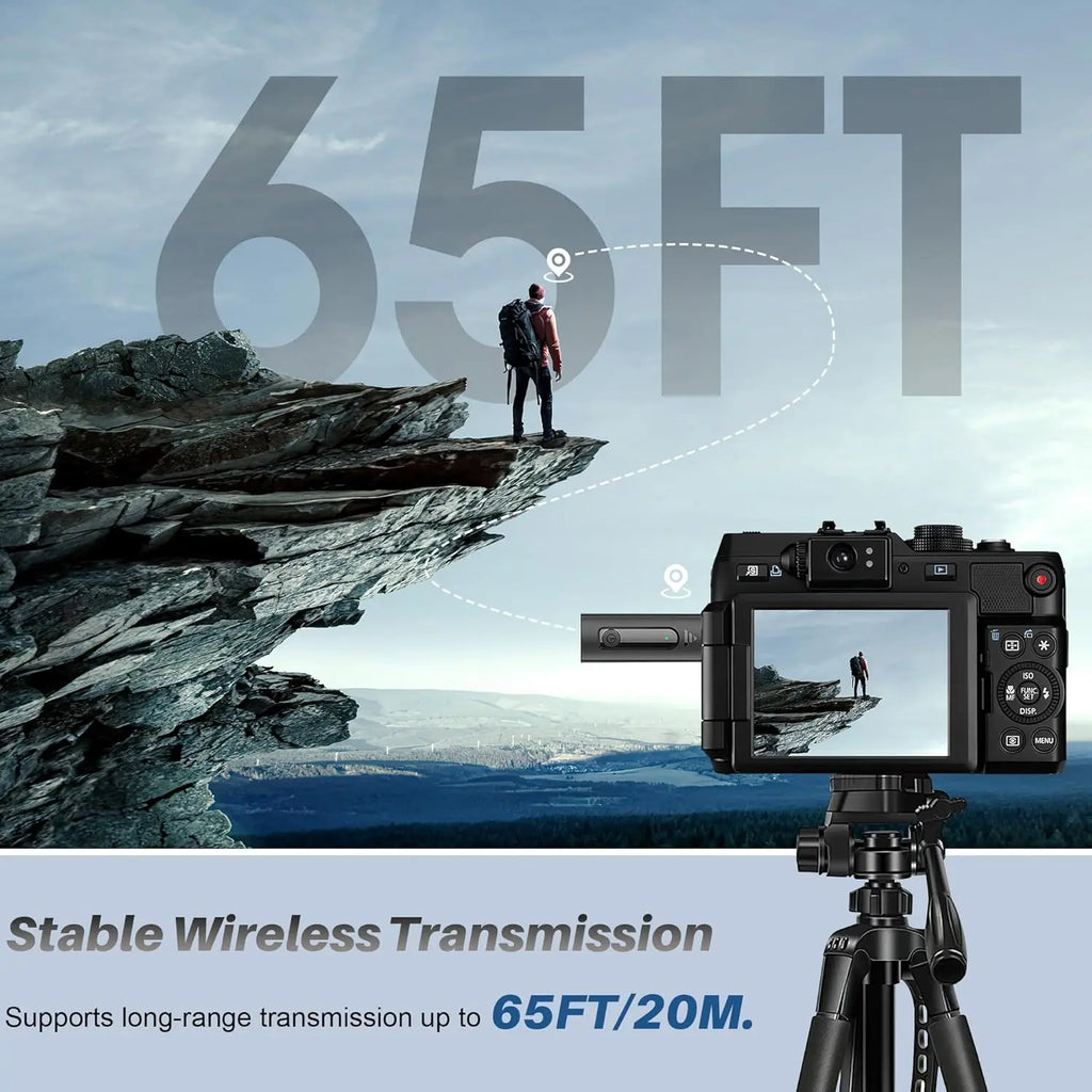 For iPhone Android Laptop Wireless Lavalier Microphone Audio Video Recording Mini Mic Live Gaming Mobile Phone Microphone