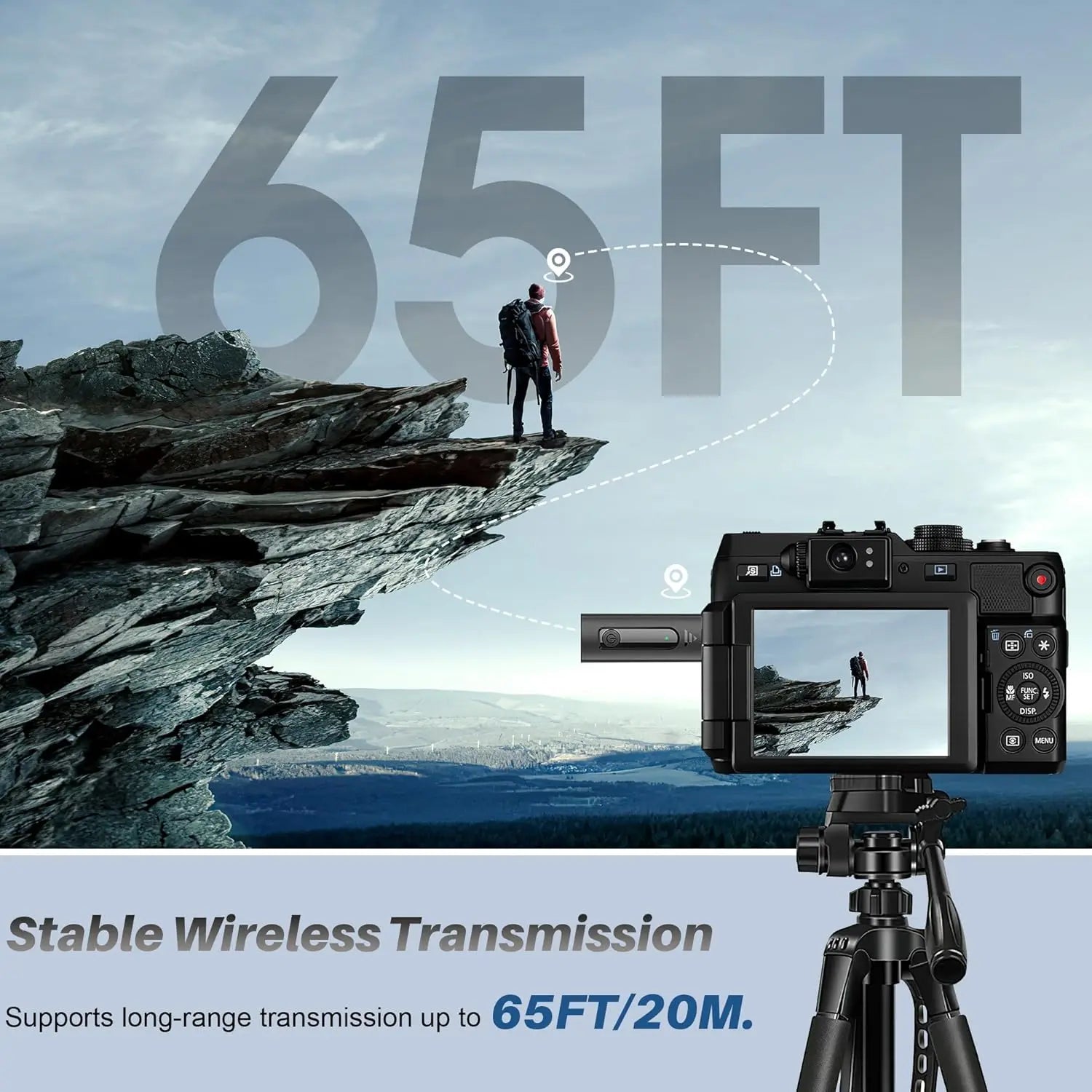 For iPhone Android Laptop Wireless Lavalier Microphone Audio Video Recording Mini Mic Live Gaming Mobile Phone Microphone