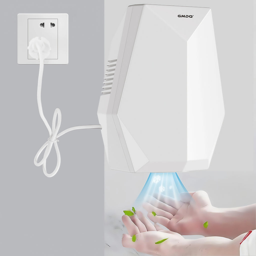 GMDQ Mini Fully Automatic Induction Hand Dryer 1600W Automatic High-speed Warm Air Hand Dryer