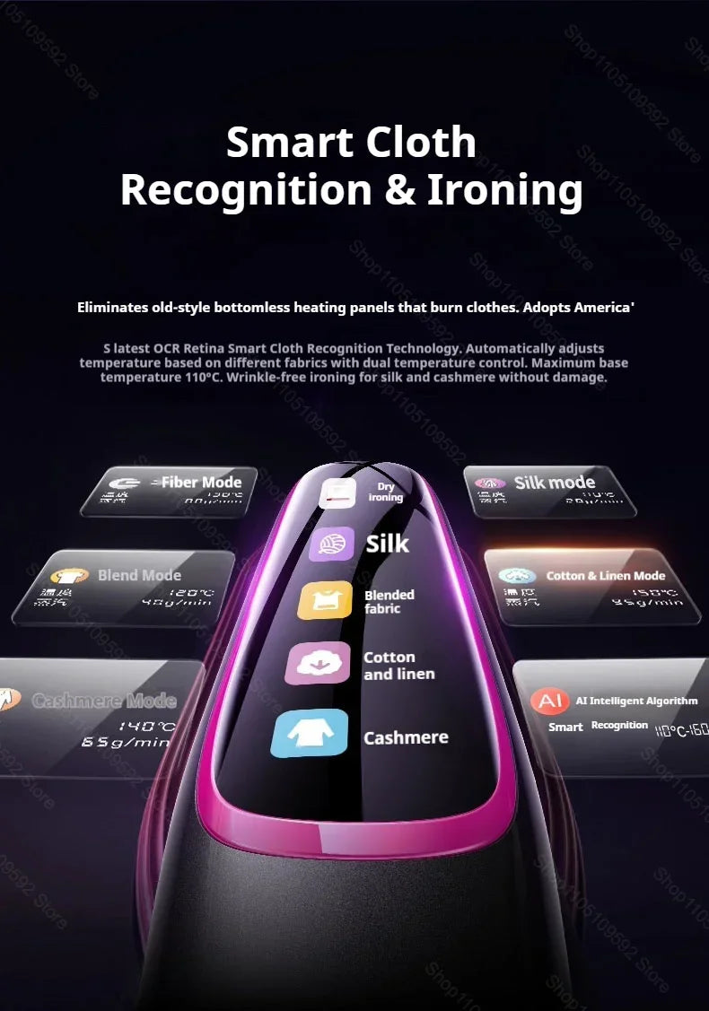 2026 NEW Garment Steamer Steam Hanging Iron Professional Handheld 1200W Household Heating Portable Steamer Iron Clothing Surface