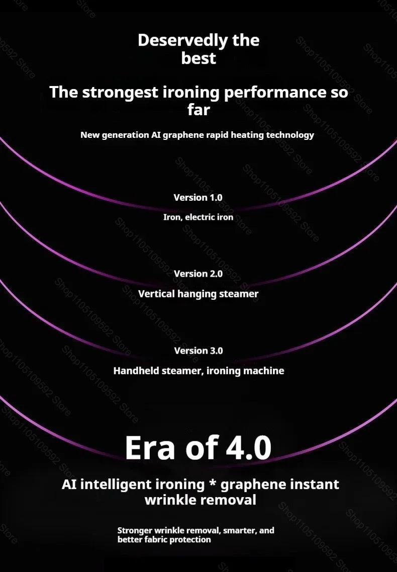 2026 NEW Garment Steamer Steam Hanging Iron Professional Handheld 1200W Household Heating Portable Steamer Iron Clothing Surface