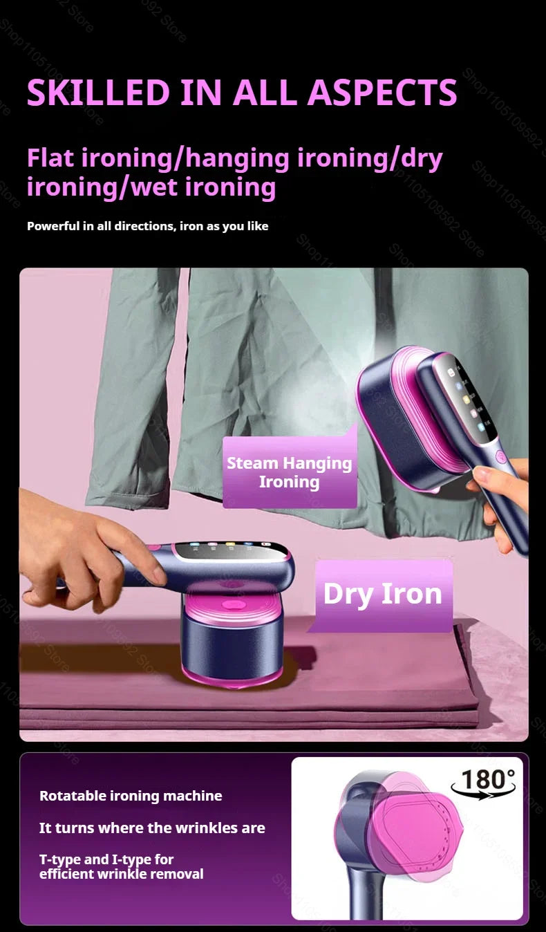 2026 NEW Garment Steamer Steam Hanging Iron Professional Handheld 1200W Household Heating Portable Steamer Iron Clothing Surface