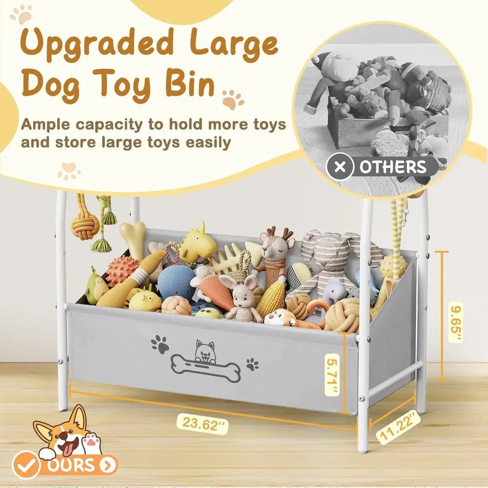 Chic Pet Toy Organizer Bin